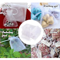 Miniatyrbillede 2 af 4: Transparent mesh sandsæk 13*18cm hvid 120stk