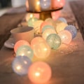 Miniatyrbild 2 av 5: 20 LED Trädgårdsslingor utomhus Crystal Ball String Lights, Yard, Christmas (Macaroons Color)