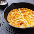 Miniatyrbillede 4 af 5: 2 enkelt bagerist, non-stick trådriste, kølende runde brødkager, undergrillstativ 32x32x3cm (sort)
