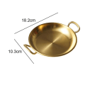 Miniatyrbillede 2 af 5: Rustfrit stål Tyk Tør Pot Ramen Pot golden S