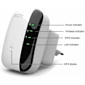Miniatyrbillede 5 af 5: WiFi Repeater 300 Mbps, 2,4 GHz, netværksforlænger med lang rækkevidde, Ethernet-port, WPS, AP-tilstand, nem installation, kompatibilitet
