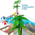 Miniatyrbillede 2 af 5: Strandlandskab, minipynt, sæt med 18 stk