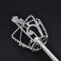 Miniatyrbillede 3 af 4: Skinnende fe tryllestav Rhinsten indlagt mode sofistikerede sceptre Festival tryllestav Pageant kostume