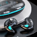 Pikkukuva 4 / 4: Bluetooth hörlurar Osynlig sömn Trådlösa hörlurar Brusreducerande hörlurar Black