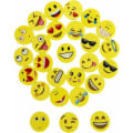 Miniatyrbild 5 av 5: Novelty Erasers 144 bitar Emoji Rubbers Söta presenter till födelsedag Barnens dag Festival nyår jul, gul