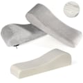 Miniatyrbillede 1 af 5: 2 STK Ergonomisk Stol Armlæn Pude Albue Pad Dekompression Kontorstol Gaming Stol Armlæn med Memory Foam Armlæn,