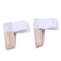 100 stk. flag cupcake toppers til festkage, mad, ostefad, forretter