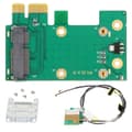 Mini PCIE till PCIE Nätverkskortsadapter Lättviktig Bärbar PCB Material Enkel Installation