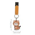 Pikkukuva 3 / 3: 1kpl Suloinen Tiger Avaimenperä Riipus Pieni Hieno Avaimenperä Riippuva Decor Avaimenperä Tiger Riipus 7.08X6.1CM Belt models