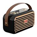 Miniatyrbild 1 av 5: Card Radio Trådlös Retro Portabel Bärbar Bluetooth högtalare (svart),