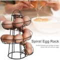 Pikkukuva 3 / 3: Kierre munateline Munat Metal Display Jalusta Basket Egg Annostelija Munapidike