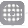 Miniatyrbillede 2 af 5: Sæt bruseafløbsfilter Silikone afløbsbeskytter med sugekop Hårsi Vask Bruseafløbsfilter til køkkenbadeværelse