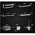 Miniatyrbillede 5 af 5: Badeværelsestilbehør Håndklædeholder i aluminium (opbevaringshylde - sort maling)