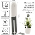 Miniatyrbild 2 av 5: Jordfuktighetssensor, växtfuktighetsmätare, 4 i 1 växthygrometer, intelligent växtfuktighetsmätare Automatisk Monito