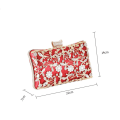 Miniatyrbillede 3 af 5: Kvinde krystal aften clutch taske bryllup pung Brude prom håndtaske fest taske A916-1072 Black