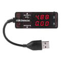 Dual Display USB Spännings- och Strömmätare - YB26VA