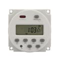 7-dagars programmerbar digital display timer switch 1S till 168h 5VA 12V DC