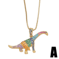 Miniatyrbild 3 av 5: Halsband Vintage Zircon Dino Modesmycken Ac8720 C