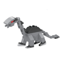 Miniatyrbillede 1 af 3: Snap-in kapsel dinosaur byggeklodser med små partikler, der er kompatible med børns intellektuelle legetøj (6 Tyrannosaurus Rex),