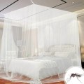 Miniatyrbillede 1 af 5: Firkantet seng myggenet, polyester himmelsenge, myggenet til dobbeltseng og enkeltseng med installationsværktøj, Effec