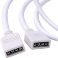 Miniatyrbillede 4 af 5: 2m 4RGB LED4P1M Hvid Lightbar Lightbar Forlængerkabel Farverig Lightbar Connection Terminal Kabel