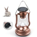 Miniatyrbild 3 av 4: Campingljus, handvev nödcampingljus, utomhussolljus (16 LED-solljus ~ bronsvitt ljus)