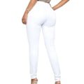 Pikkukuva 2 / 3: Naisten Skinny High Waist Stretch -farkut White 2XL