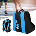 Miniatyrbillede 4 af 5: Skatebag, 3-lags nylon inline skate rygsæk til børn og voksne, blå