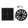 10 tommer 100W solpanelventilator til RV Yacht Drivhus Badeværelse