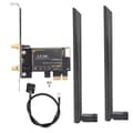 Intel AX200 5G WiFi-kort Dual Band Bluetooth 5.1 PCIE trådlöst kort med antenn för Windows 10 64bit Linux PC Desktop