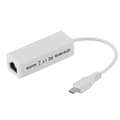 Micro USB till RJ45 Ethernet Nätverkskortsadapter för Raspberry Pi Zero 1.3 W Moderkort