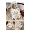 Miniatyrbillede 4 af 5: Jute Hessian Medium Shopping Bag A916-483 A