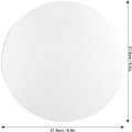 Miniatyrbillede 3 af 5: 360 rotationsskærm drejelig base, sølv aluminiumslegering computerskærm pladespillerstativ, roterende drejebase til Imac Disply roterende stander