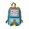 Pikkukuva 1 / 4: Lasten reppu sarjakuva 3d Robot Kindergarten Reppu-taivaansininen sky blue