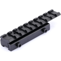 Miniatyrbild 4 av 5: Scope Mount Ring 11mm till 20mm Dovetail Picatinny Weaver Adapter Rail Extension Scope Mount Base Rail Extension Adapter