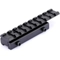 Miniatyrbillede 4 af 5: Scope monteringsring 11 mm til 20 mm svalehale Picatinny Weaver Adapter Skinneforlænger Scope Mount Base Rail Extension Adapter