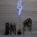 Miniatyrbillede 4 af 4: LED ins lynformede neonlys (blåt lys),