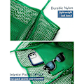 Miniatyrbillede 4 af 5: Mesh Beach Tote Dame Skulder Håndtaske A916-624 Green