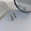 Miniatyrbillede 1 af 5: Øre Clipbeads Sølv modesmykker Ac5318