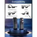 Miniatyrbilde 2 av 4: [Twin Pack] USB C Adapter Laddare Omvandlare för Aftershokz Hörlurar Laddare, Kompatibel med Shokz Aeropex, Openrun, Openrun Pro, Openrun Mini, Openco