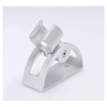 Miniatyrbillede 3 af 3: Buet sædeplads Aluminium Brusebund Justerbar Brusebase Brusehoved Slangeholder Brusebase Buet Base Til Bathro