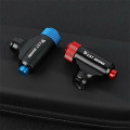 Miniatyrbillede 2 af 5: kuldioxidpumpe CO2-knap oppusteligt cykeludstyr model YP0711082, sort og blå - sort og blå