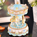 Miniatyrbild 3 av 5: Carousel Music Box Heminredning Music Box (Blå [Music:Castle in THE sky])