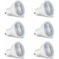 Pikkukuva 1 / 5: GU10 polttimot lämmin valkoinen 3000K, GU10 LED-polttimo 5W hehkulamppu 40W ekvivalentti, 350LM valon kulma 180 astetta leveät säteet, ei himmennettävä GU10 tyyppi LED Spot Li