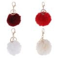 Pikkukuva 2 / 4: Pom Pom avaimenperä Pehmo auton avaimenperä Holiday avaimenperä Faux Fur avaimenperä
