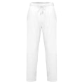 Miniatyrbillede 4 af 5: Mænds elastiske talje Casual Beach Yogabukser White L