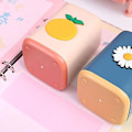 Miniatyrbillede 5 af 5: Sød penneholder til børn, piger, holdbare kvinder blyantholder kop til stativ Skrivebord Hjemmekontor Opbevaring Organizer (kaktus) Rainbow