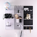 Miniatyrbillede 4 af 5: Wall Control Pegboard Rack Horisontal Pegboard - Let at installere Peg Boards L grey