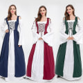 Miniatyrbild 2 av 4: Gothic Court Floor Dress för damer3 S