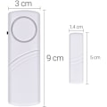 Pikkukuva 3 / 3: P Ovi- ja ikkunahälytin - Erä 4x langaton murtohälytin - Kodin turvamurto - Magneettinen toiminta - 100 Db